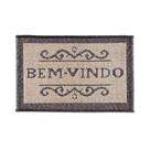 Capacho J Serrano Bem-Vindo Econature 40x60cm Chumbo