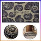 Capacho Kapazi Home Conchas Vinil PVC Antiderrapante 50x80 Capacho Kapazi Home Conchas Vinil PVC Antiderrapante 50x80
