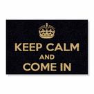 Capacho keep calm cores:preto Capacho keep calm cores:preto