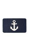 Capacho Kikkerland Anchor 30x45cm Tapete de bobina de PVC interno/externo