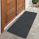 Capacho LINLA Indoor Capacheiro-Runner Tapete 150x60cm cinza escuro
