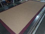 Capacho liso com bordas pintadas nas laterais - gold Capacho liso com bordas pintadas nas laterais - gold