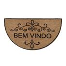 Capacho Meia Lua Estampado 0,33 X 0,60