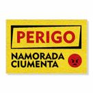 Capacho namorada ciumenta cores:amarelo Capacho namorada ciumenta cores:amarelo