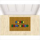 Capacho Personalizado Super Bem Vindo Antiderrapante Portas Capacho Personalizado Super Bem Vindo Antiderrapante Portas