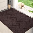Capacho PURRUGS Dirt Trapper 80x120cm marrom antiderrapante
