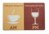 Capacho PVC Café e Vinho 38x58cm - Tokyo Design