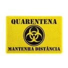 Capacho Quarentena Mantenha Distância Decoração Criativa