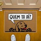 Capacho Quem tá aí Cachorro Golden