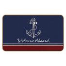 Capacho Qvapt Nautical Mary Anchor Welcome Aboard 30x45cm