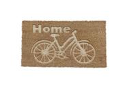 Capacho Retangular Fibra De Coco Base PVC 60x33cm - Komeco