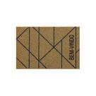 Capacho Super Print Bem Vindo Kapazi Ouro 60x40 cm