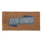 Capacho Tapete para Porta Fibra Natural de Coco 30x60 Corttex