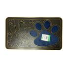 Capacho Tapete PVC Vinil Pegadas Patinha Pets Gato Cachorro Wipe Your Paws Para Porta de Entrada