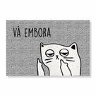 Capacho vá embora gato cores:prata