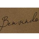 Capacho Vinil Bem Vindo 40X60cm Bege Kapazi 01730502
