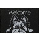 Capacho Vinil Pet Yorikshire Welcome 40cm X 60cm Kapazi