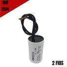 Capacitor 2 fios Para Ventilador 50/60hz 250v - 8uf