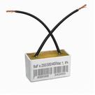 Capacitor 2 fios quadrado 6uf x 250/300/400v trio