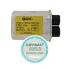 Capacitor de Alta Tensão 0,85 µF (2100 VAC) - AGT-85UF - Terminal Fino - Para Micro-ondas Universal
