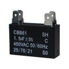 Capacitor De Partida Do Motor P/ Ventilador e Ar-Condicionado1.5UF/450V Capacitor De Partida Do Motor P/ Ventilador e Ar-Condicionado1.5UF/450V