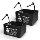 Capacitor de ventilador de teto Bravo Lab CBB61 8μF 450VAC 50/60Hz, pacote com 2