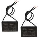 Capacitor de ventilador de teto Qimoo CBB61 4,5uF 2 fios 350V AC x2