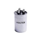 Capacitor Duplo 70+5 MFD Terminal Corpo Metal Hulter - 440V