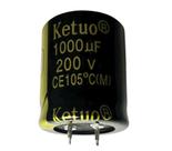 CAPACITOR ELETROLITICO 1000X200V - 1000UF X 200V 105º GRAUS
