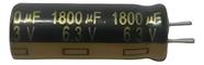 Capacitor Eletrolítico 1800uf 6.3v - Kit C/ 10 Peças Capacitor Eletrolítico 1800uf 6.3v - Kit C/ 10 Peças