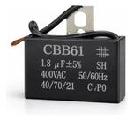 Capacitor Para Motor Ventilador Ac Cbb61 1.8uf 400vac