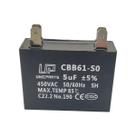 Capacitor Permanente Caixa Preta 5 uf 450v Quadrado