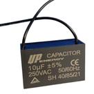 Capacitor Quadrado 2 Fios P/ Ventilador 10uf 250vac 50/60hz