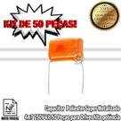 Capacitor Super Poliester Metalizados 4m7 250v kit 50 Peças para Driver Alta potência