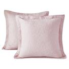 Capas acolchoadas Euro Sham WINLIFE 100% algodão 66 x 66 cm, pacote com 2 Capas acolchoadas Euro Sham WINLIFE 100% algodão 66 x 66 cm, pacote com 2