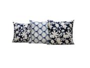 Capas Almofadas 40 x 40 Estampa Floral Conjunto 3 Peças - Nallu Decor
