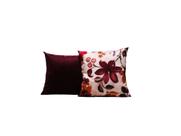 Capas Almofadas 40 x 40 Tecido Suede Estampa Floral Nallu Decor