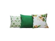 Capas Almofadas 45 x 45 Estampadas Cor Verde - Nallu Decor