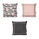 Capas Almofadas Rosa e Preto Decorativas e Geométricas Coração Para Sofá 40x40 - Novadecora Capas Almofadas Rosa e Preto Decorativas e Geométricas Coração Para Sofá 40x40 - Novadecora