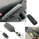 Capas couro alavanca freio de mão e chave Renault Logan Life Sandero Duster Captur 2008 a 2022 Capas couro alavanca freio de mão e chave Renault Logan Life Sandero Duster Captur 2008 a 2022
