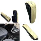 Capas couro manopla câmbio automatizado e alavanca freio Fiat 500 Cult 2010 2011 2012 à 2015