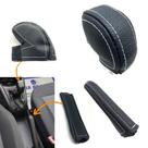Capas couro manopla câmbio manual e freio Peugeot 208 allure 2014 2015 2016 2017 2018 2019 2020