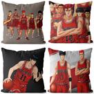 Capas de almofada 4 unidades/lote Slams Dunks Anime 45x45 cm Terylene