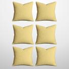 Capas de Almofada 50x50cm Bouclé Luxo Kit 6 Unidades Zíper Invisível Capri