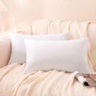 Capas de almofada Amazon Basics Velvet Lombar White 20x30cm