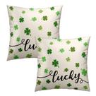 Capas de almofada Anyako White St Patricks Day 60 x 60 cm, 2 unidades