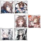 Capas de almofada Arknights Anime 45x45cm 6 unidades/lote de poliéster