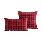 Capas De Almofada De Natal Em Tartan Vermelho E Verde, 2 Peças, Decoração Vintage Estilo Fazenda