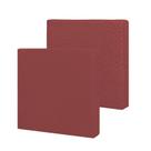 Capas de almofada de pátio Easy-Going 56x56x10 cm, pacote com 2 unidades de vinho