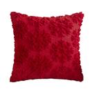 Capas De Almofada De Pelúcia Falsa Com Flocos De Neve Brancos Para O Natal 45x45CM, Decoração Macia